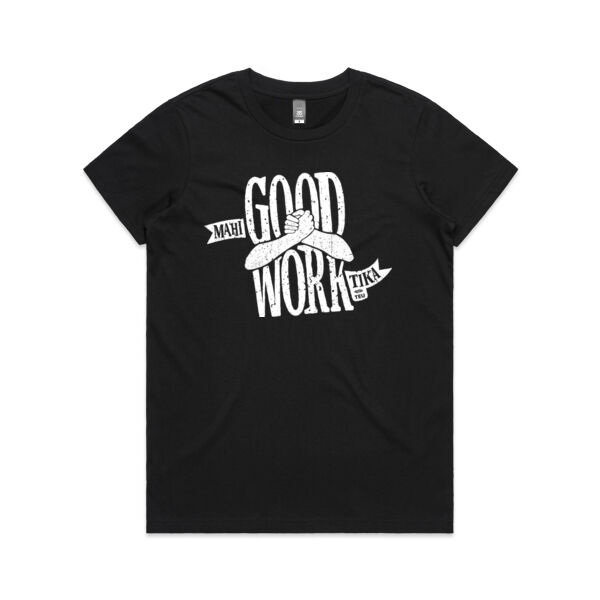 Good Work women's tee black Thumbnail