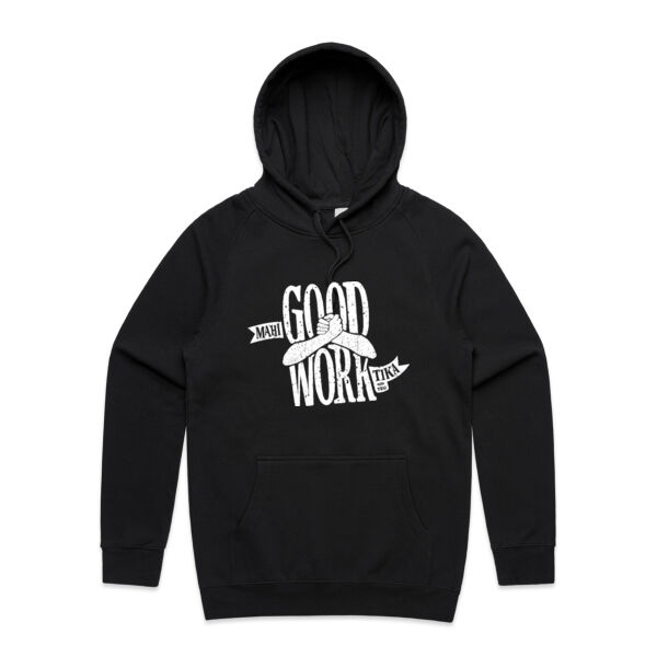 Good Work black hoody men's Thumbnail