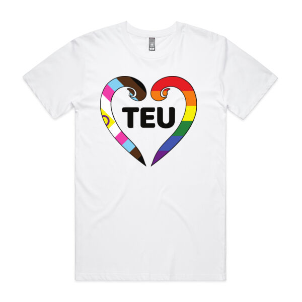 TEU Queer Tee White boxed fit, Tee Code: RTBW Thumbnail