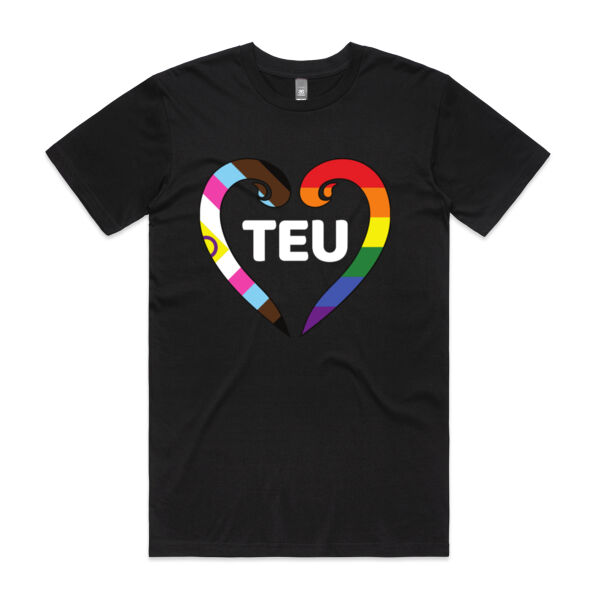 TEU Queer Tee Black boxed fit, Tee Code: RTBB Thumbnail