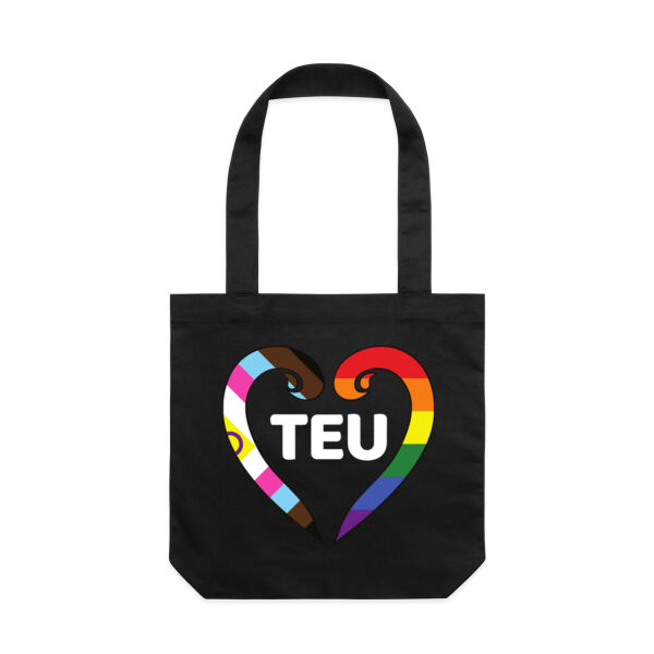 TEU Queer Tote Bag - Black Thumbnail
